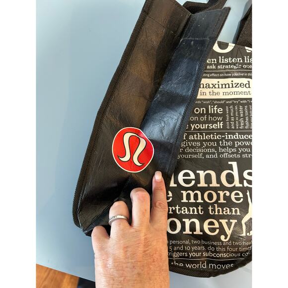 Lululemon reusable shopping bags pair of two different styles small - Picture 3 of 6